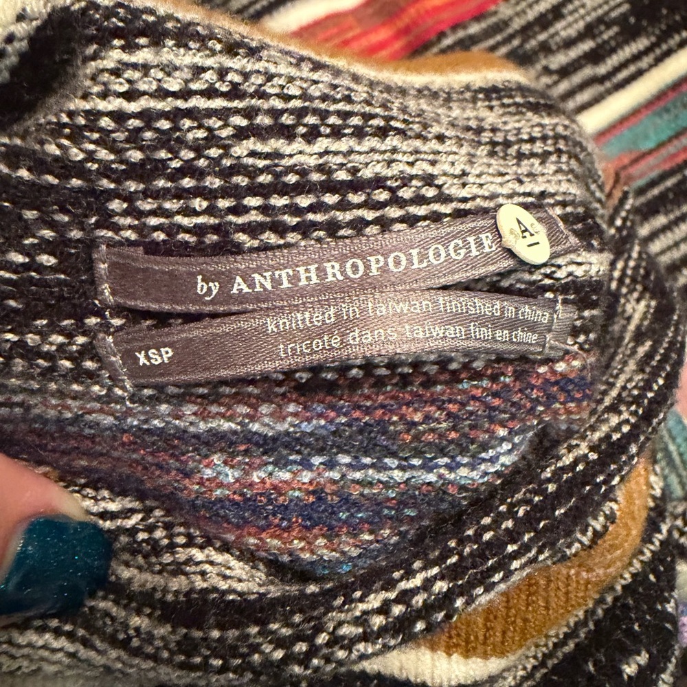 Anthropoloie Mauve Space-Dyed Finish Knit Top Size XS - Picture 10 of 12